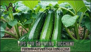 tips for growing zucchini