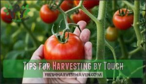 tips for harvesting by touch