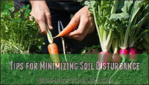 tips for minimizing soil disturbance