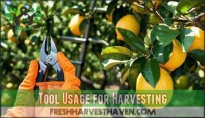 tool usage for harvesting