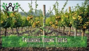 training young trees
