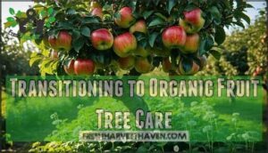 transitioning to organic fruit tree care