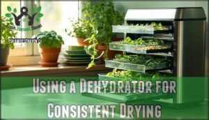 using a dehydrator for consistent drying