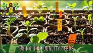 using high quality seeds