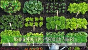 using multiple beds or zones
