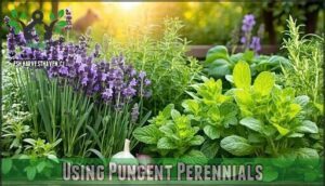 using pungent perennials
