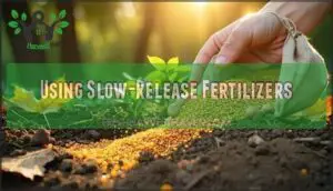 using slow-release fertilizers