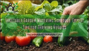vegetable garden watering schedule