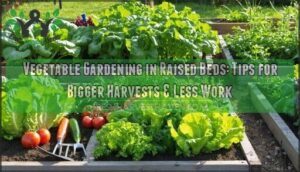 vegetable gardening in raised beds