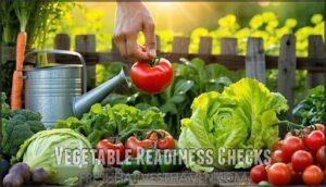 vegetable readiness checks