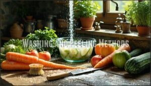 washing and peeling methods