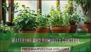 watering and humidity control