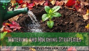 watering and mulching strategies