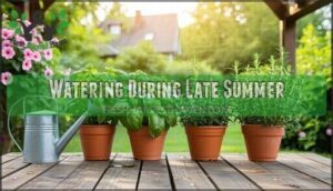 watering during late summer
