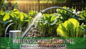 watering schedule guidelines