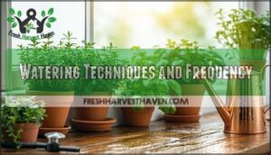 watering techniques and frequency