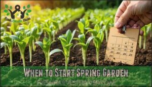 when to start spring garden