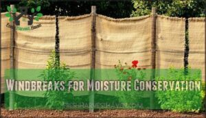 windbreaks for moisture conservation
