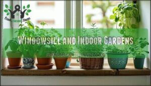 windowsill and indoor gardens