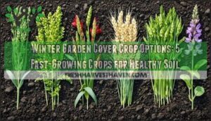 winter garden cover crop options