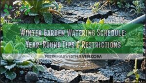 winter garden watering schedule