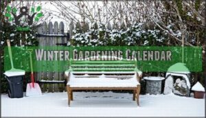 winter gardening calendar