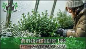 winter herb care tips