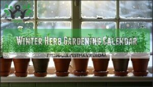 winter herb gardening calendar