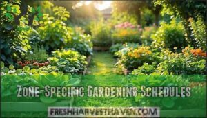 zone-specific gardening schedules