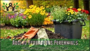adding herbaceous perennials
