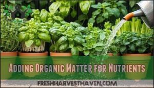 adding organic matter for nutrients