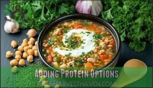 adding protein options