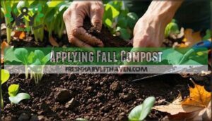 applying fall compost