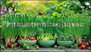 attracting ladybugs and lacewings