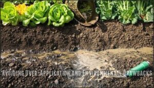 avoiding over-application and environmental drawbacks