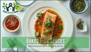 baked fish sauces