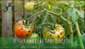 blight and leaf spot diseases