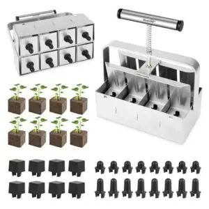 BlumWay Upgraded Soil Blocker, 8 B0BX8BP89T