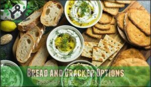 bread and cracker options