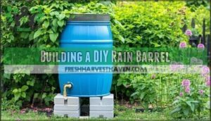 building a diy rain barrel