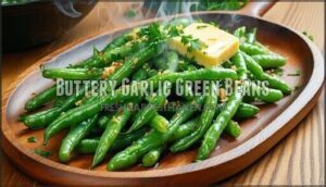buttery garlic green beans