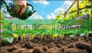 caring for cucumber seedlings
