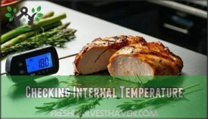 checking internal temperature