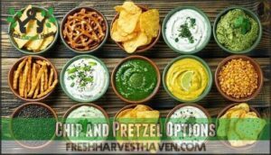 chip and pretzel options