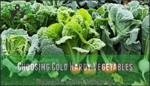 choosing cold hardy vegetables