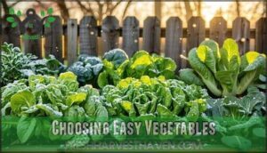 choosing easy vegetables