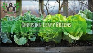 choosing leafy greens