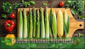 choosing seasonal vegetables