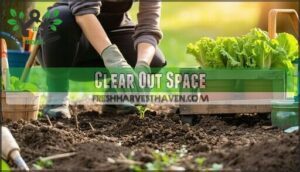 clear out space