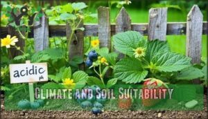 climate and soil suitability